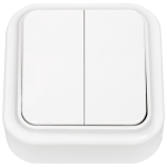 Выключатели и розетки открытой установки Пралеска