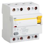УЗО 4п 30мА ВД1-63 4Р АС (Электромеханическое)
